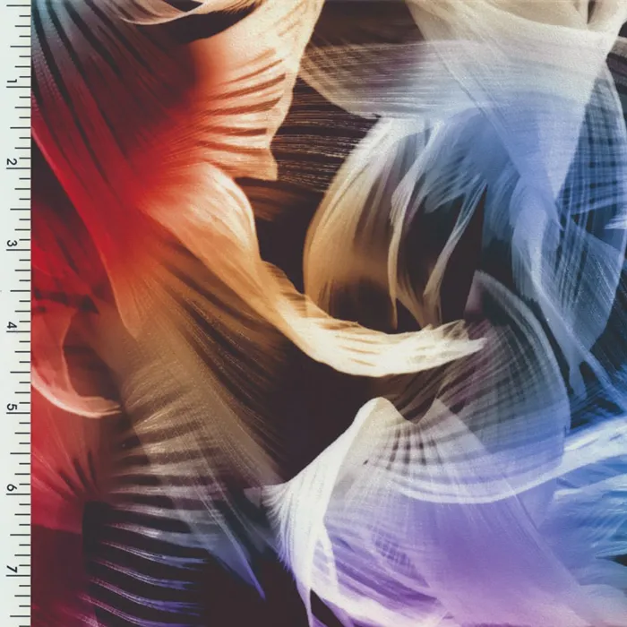 01355-1001 Underwater Move Poly Spandex Soft Hand Printed Spandex