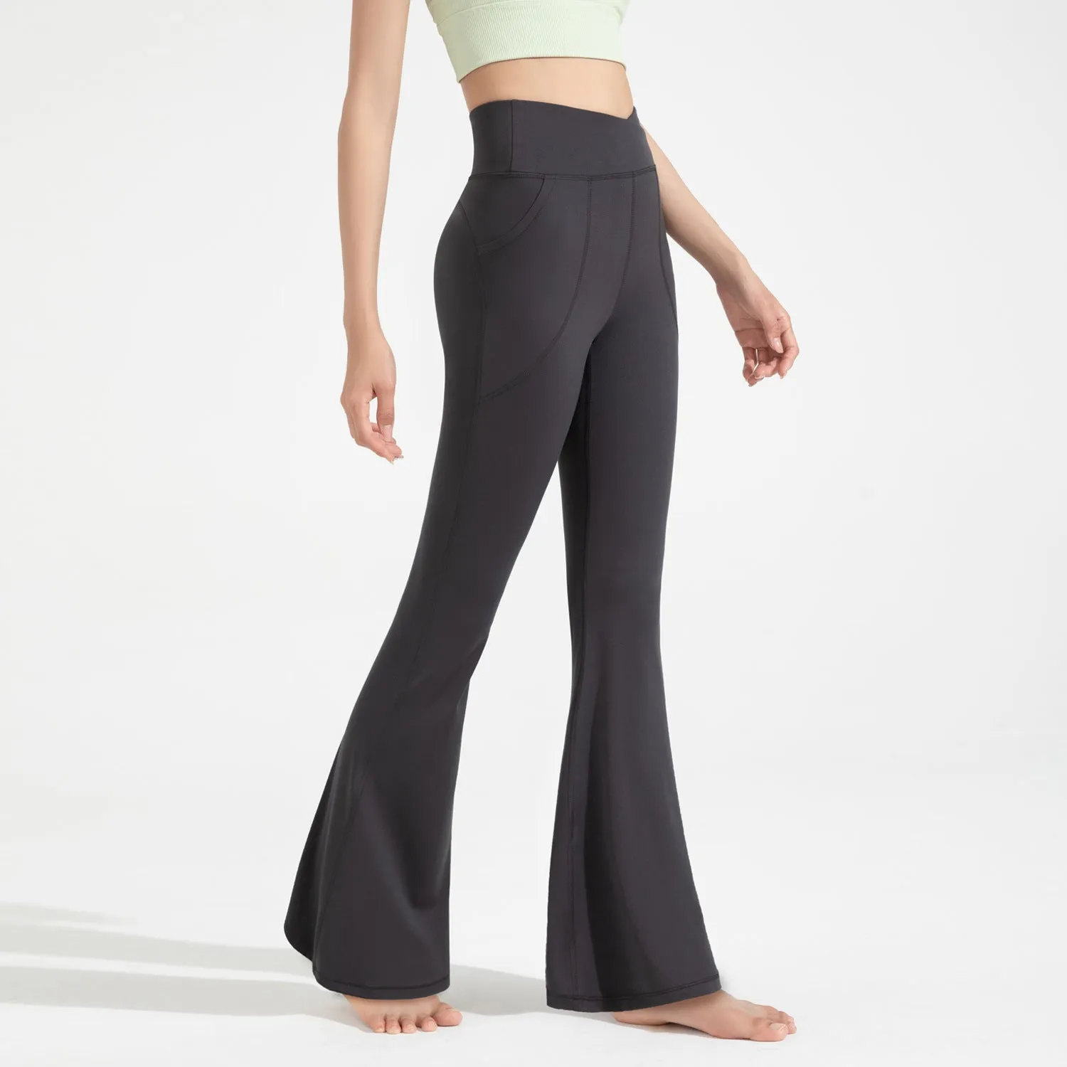 4FunGift® Goddess High-waisted Tummy Control and Hip-lifting Wide-leg Pants