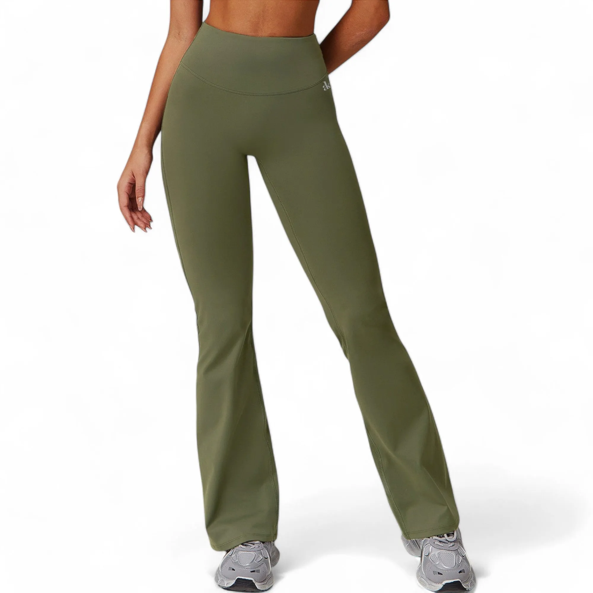 Anna-Kaci Women's High Waist Flared Leg Yoga Pants