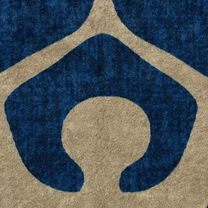 Asana Blue Polyester Yoga Mat