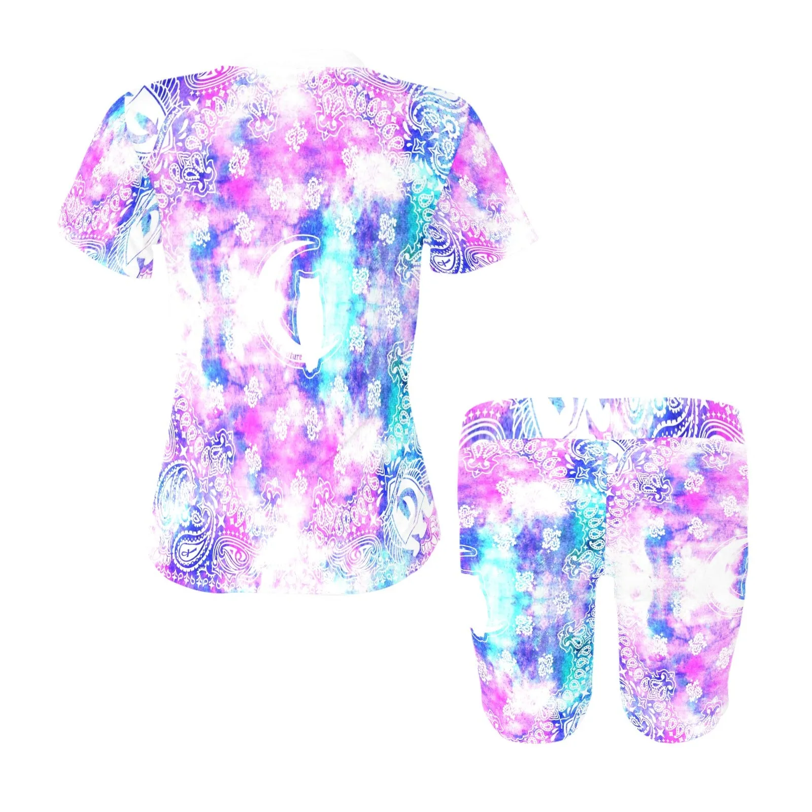BANDANA COLORFULL Women's Short Yoga Set