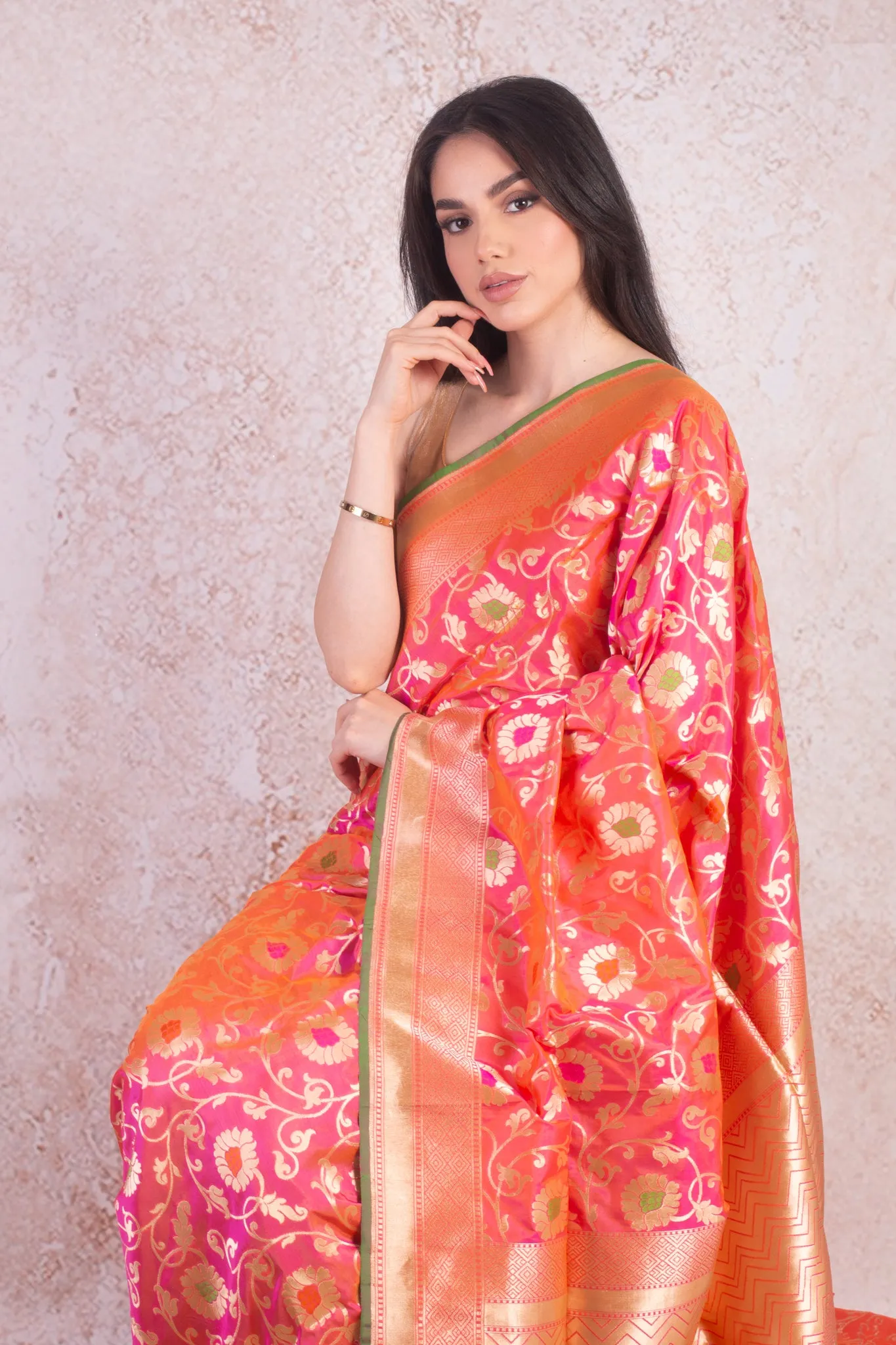 Benarasi silk handloom saree E9_245