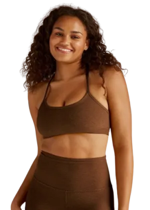 Beyond Yoga Spacedye Slim Racerback Bra - Bold Mocha Heather