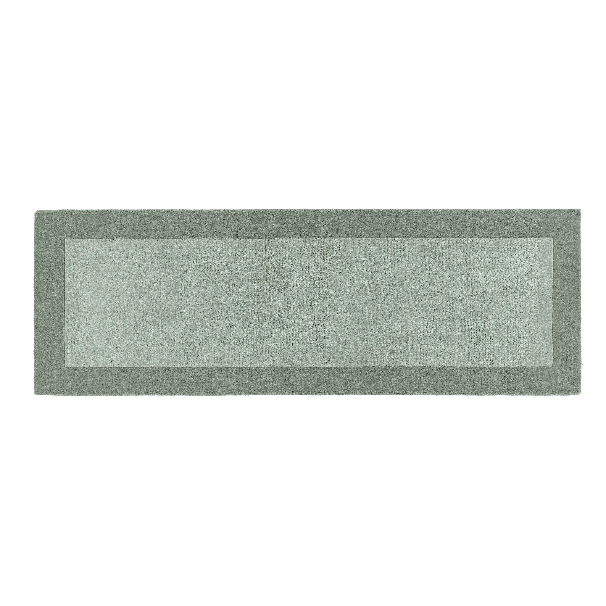 Borders Rug Sage Green