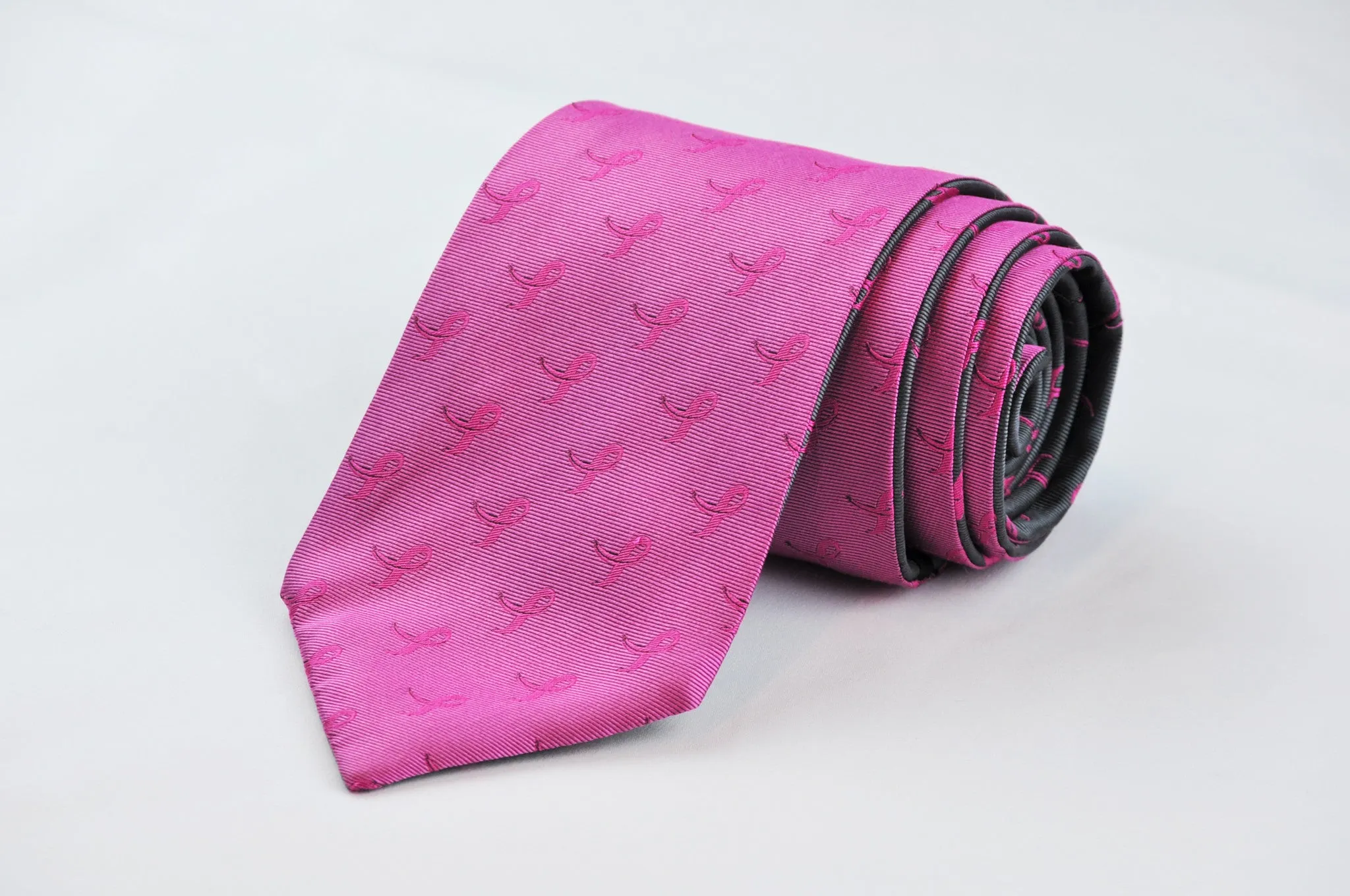 Breast Cancer Awareness Ribbon Reversible Necktie (SOLD OUT)