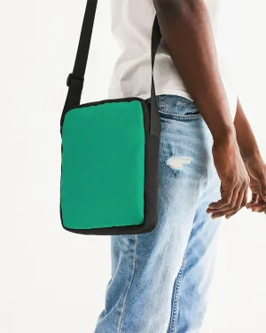 Bright Cool Green Messenger Pouch | Bright Pure Cool Green | C100M0Y75K0