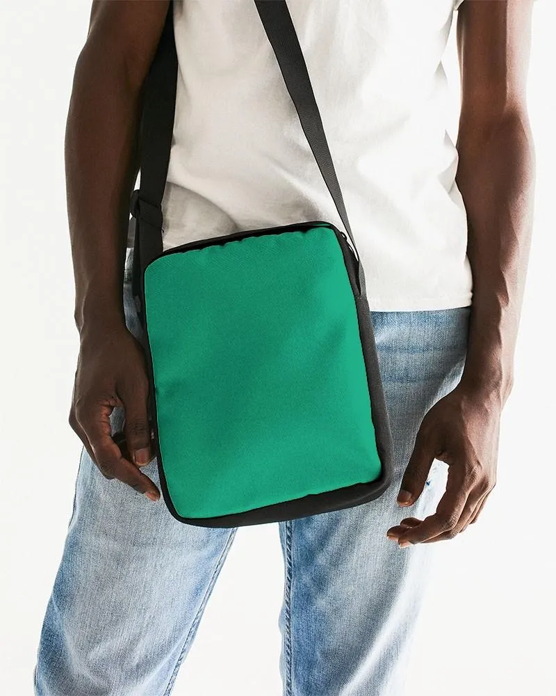Bright Cool Green Messenger Pouch | Bright Pure Cool Green | C100M0Y75K0