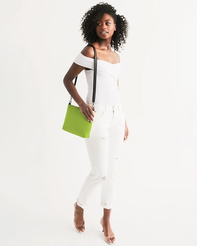 Bright Warm Green Zip Pouch | Bright Pure Warm Green | C38M0Y100K0