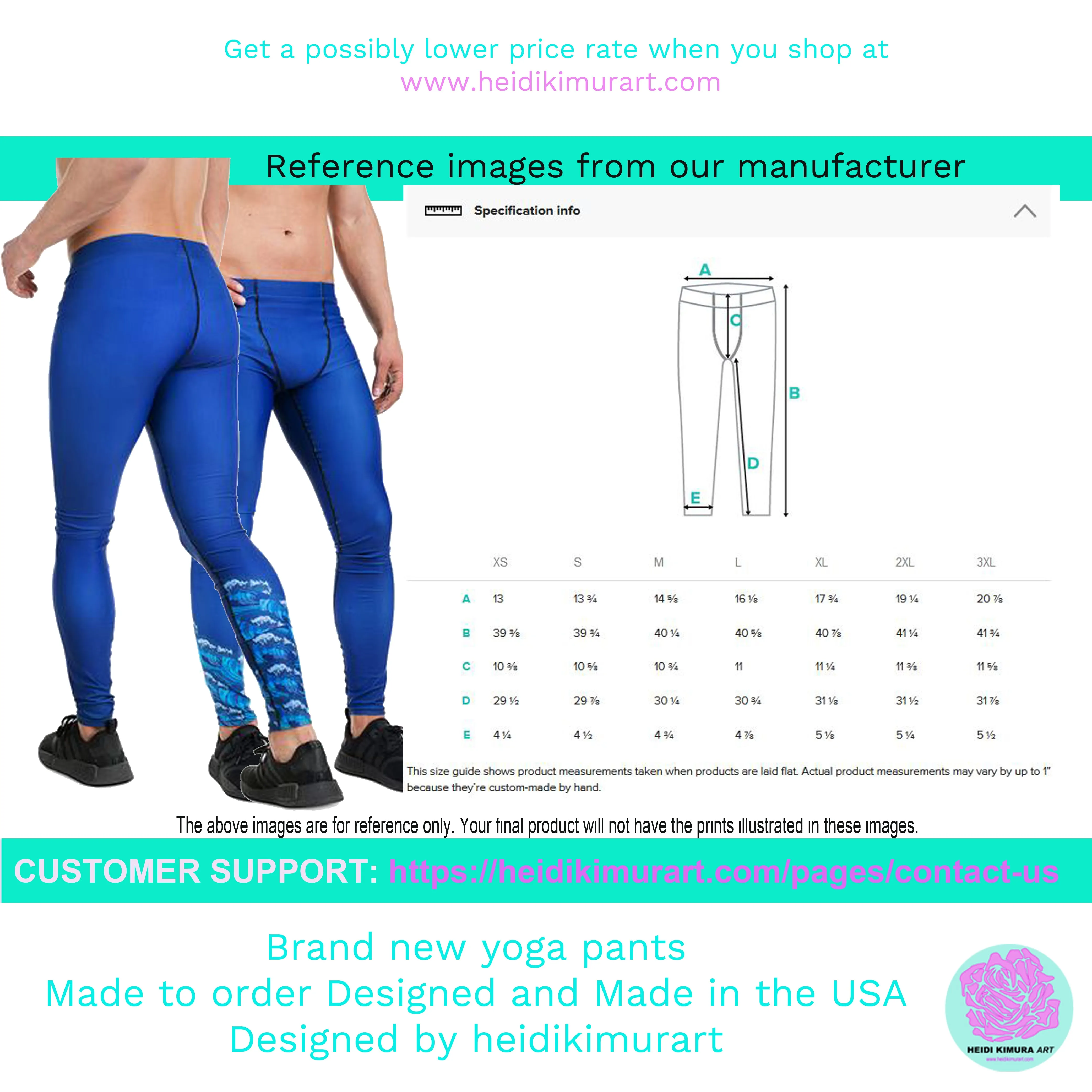 Buffalo Red Plaid Print Meggings, Designer Men's Leggings Running Tights - Made in USA/ MX/ EU