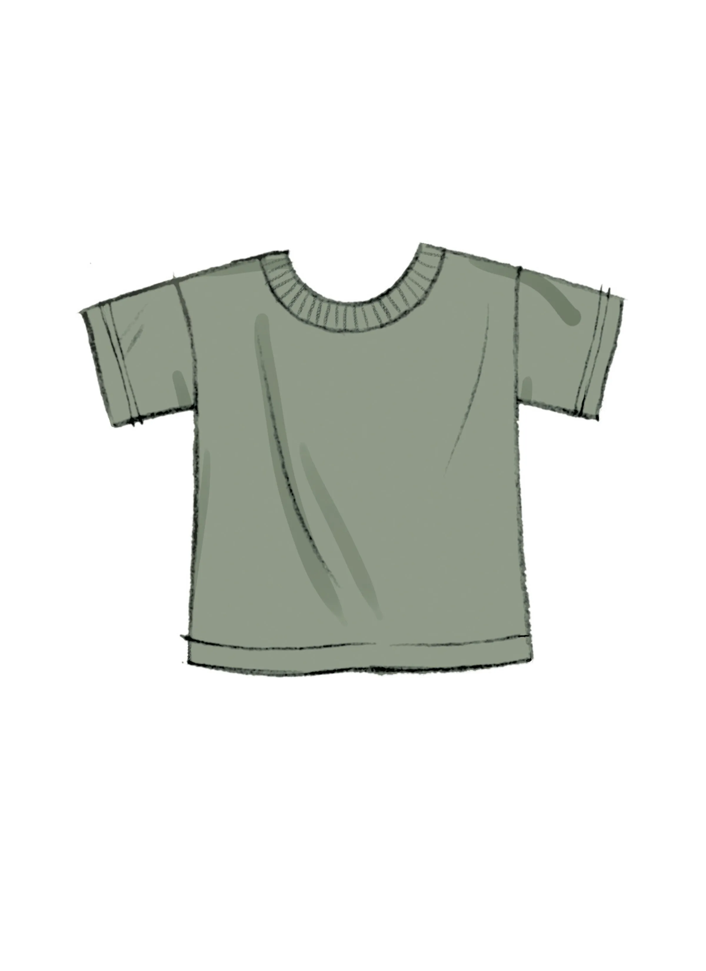 Butterick sewing pattern 6949 Babies' Shirts, T-Shirt, Pants and Hat