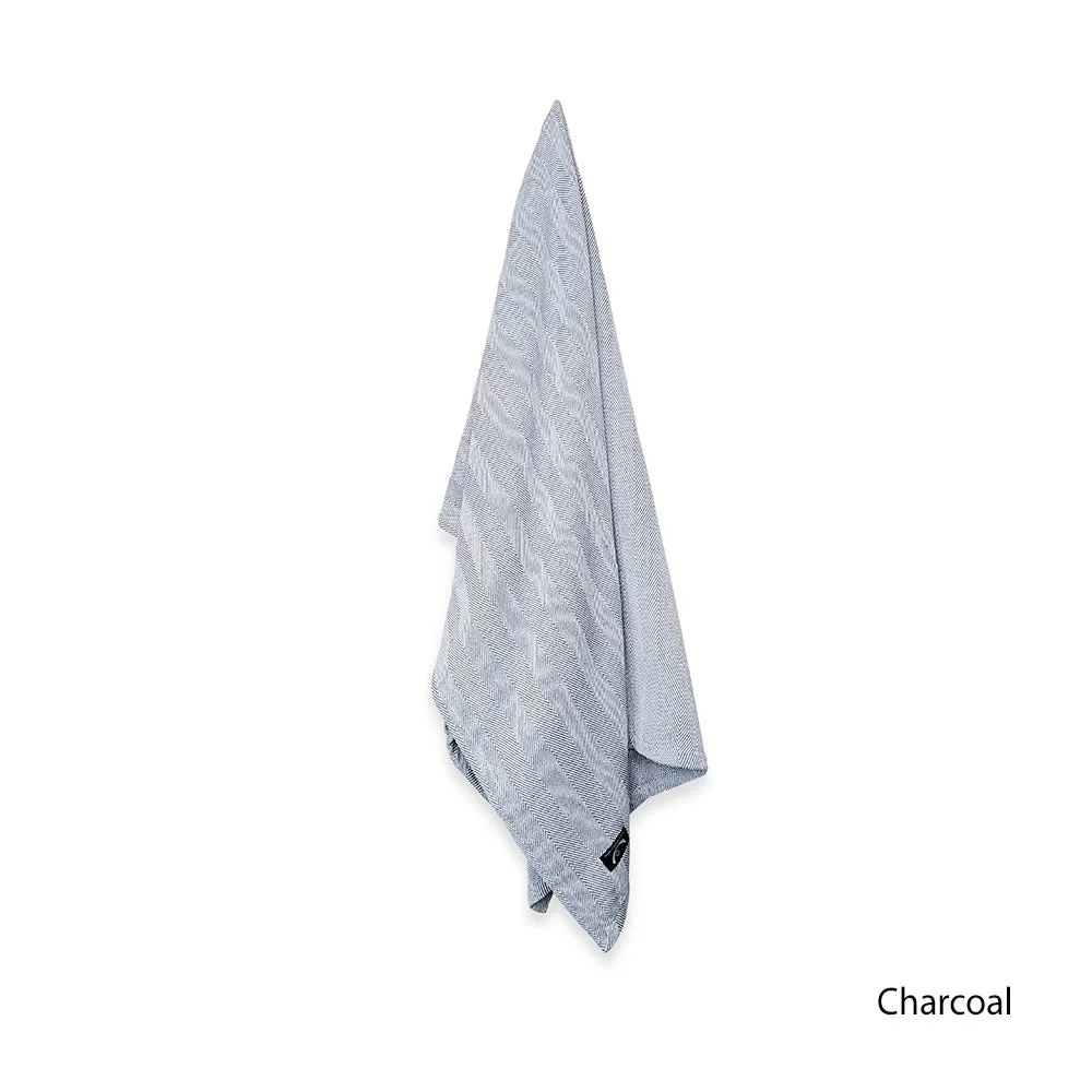 Chandani Organic Cotton Herringbone Yoga Blanket