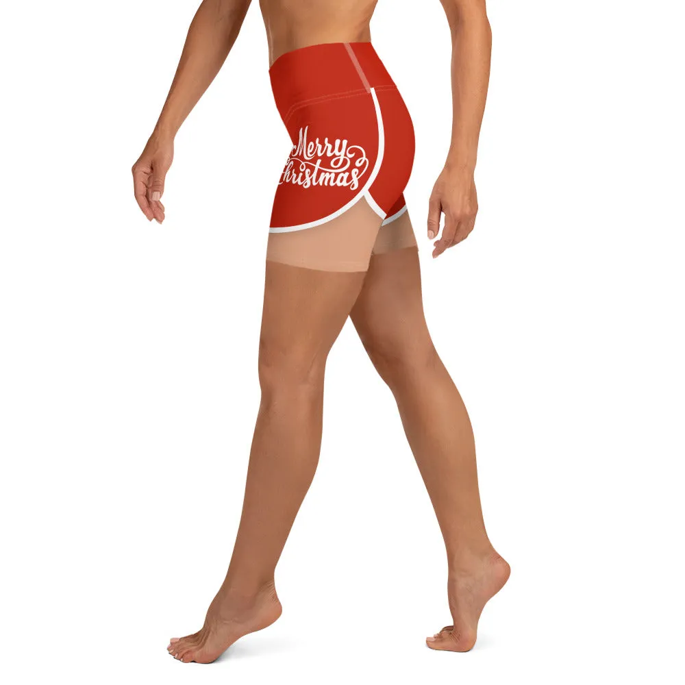 Christmas Shorts Yoga Shorts