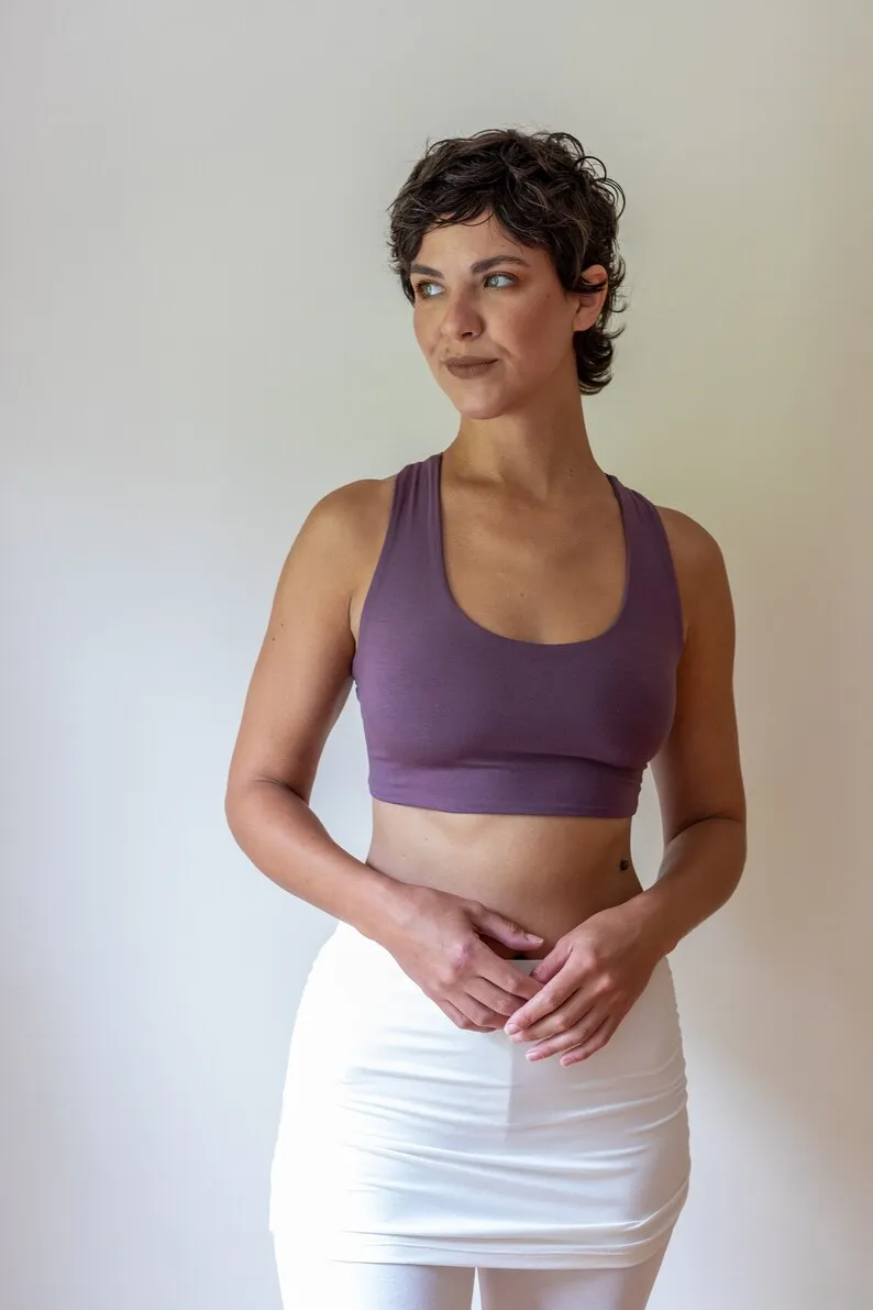 Cinched Ruched Yoga Leggings With Lace Up Side Ties and Mini Skirt