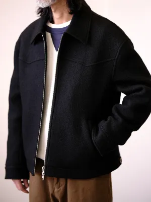 Classic Zip-Up Wool Jacket