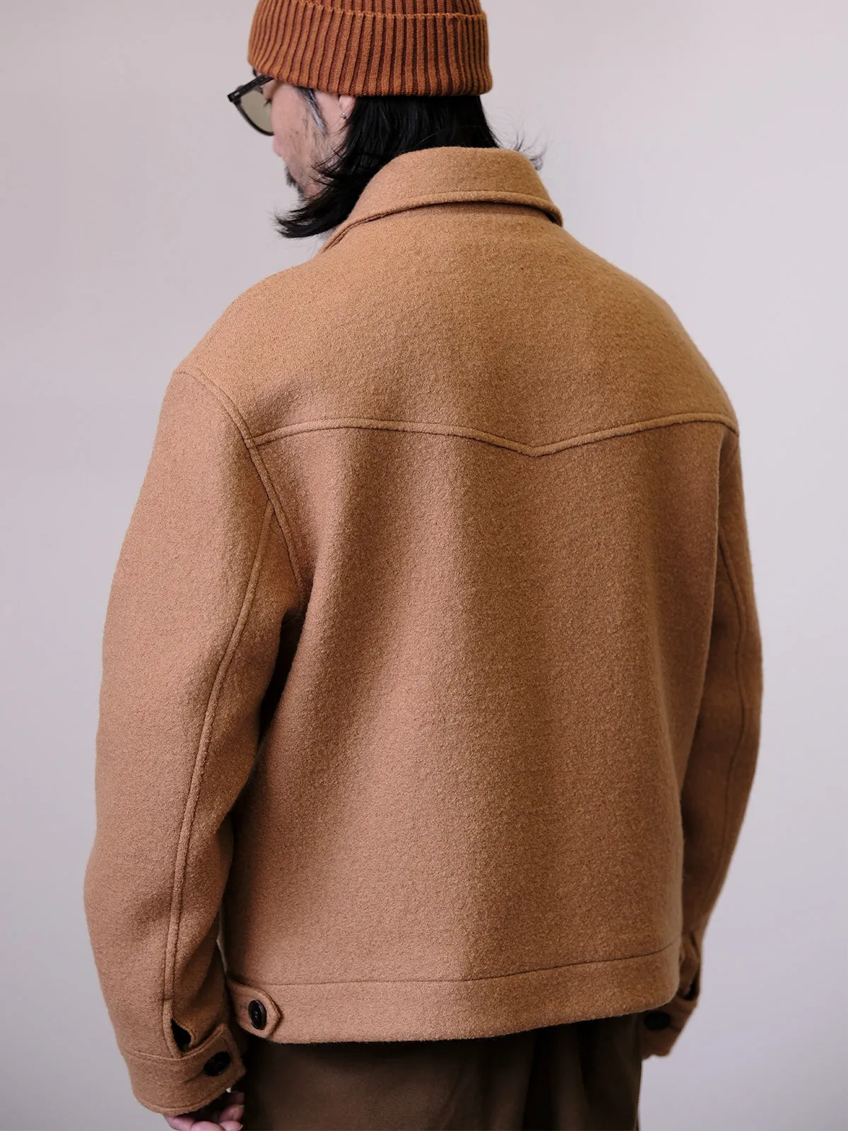 Classic Zip-Up Wool Jacket