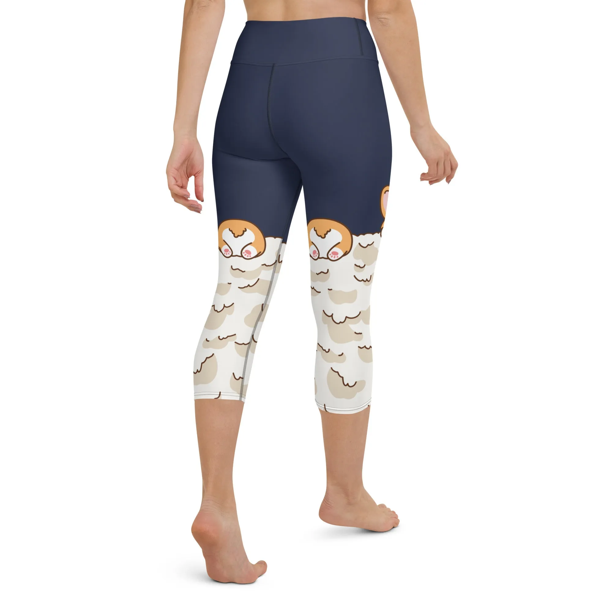 Corgi Design Yoga Capris