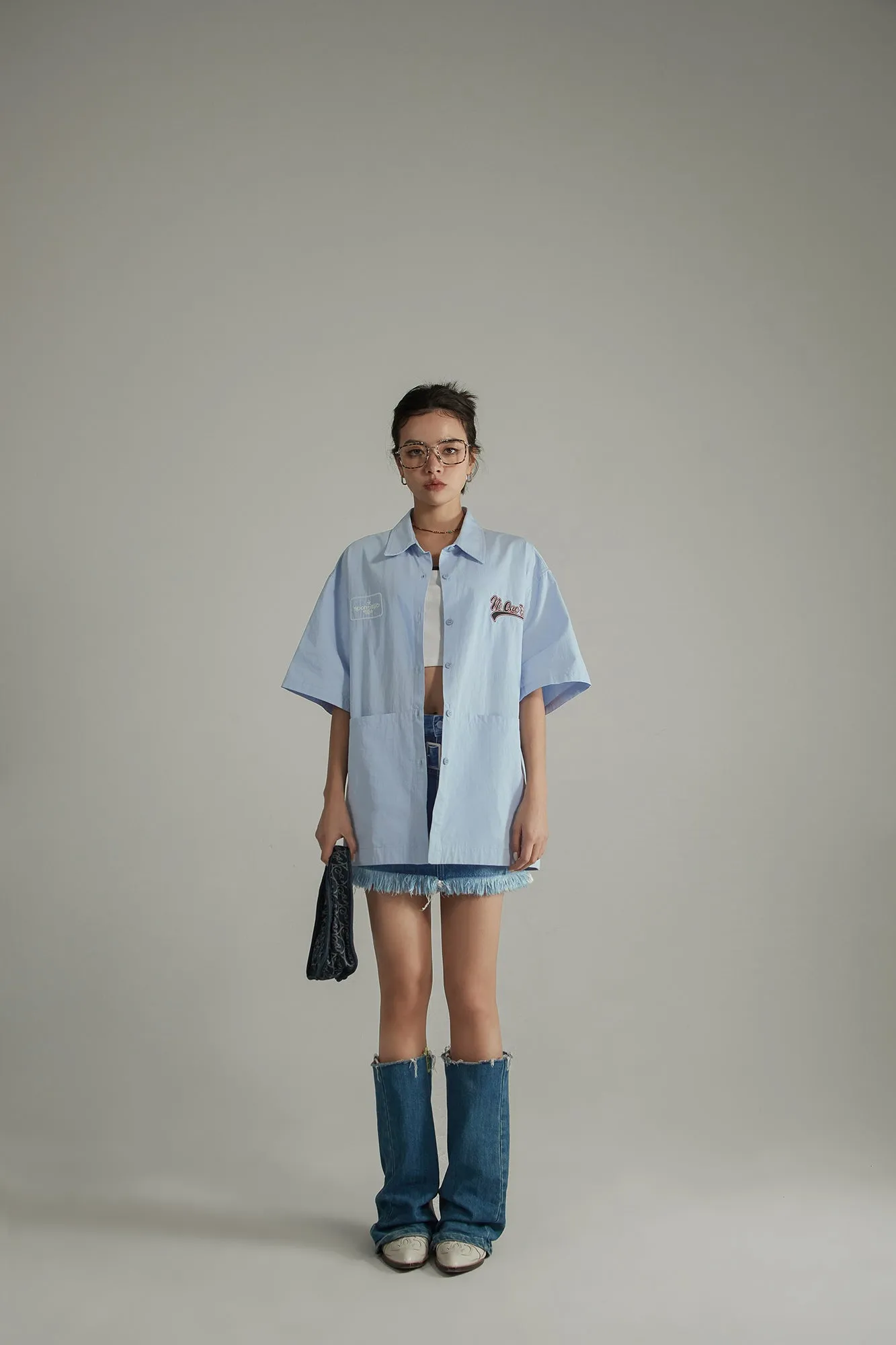 Cotton Loose-Fitting Daily Shirt
