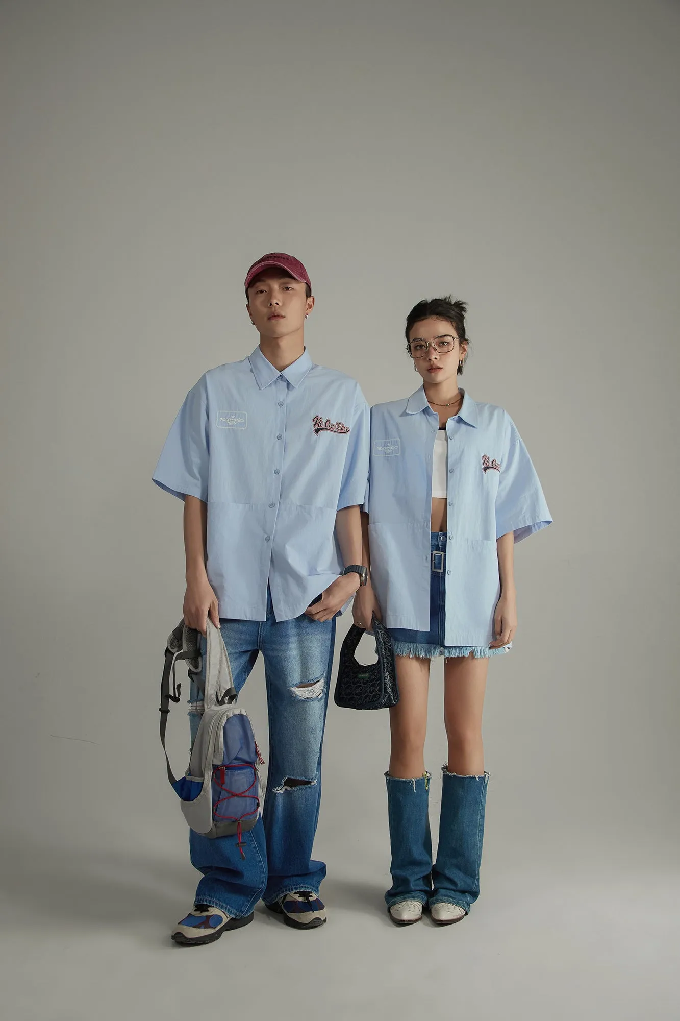 Cotton Loose-Fitting Daily Shirt