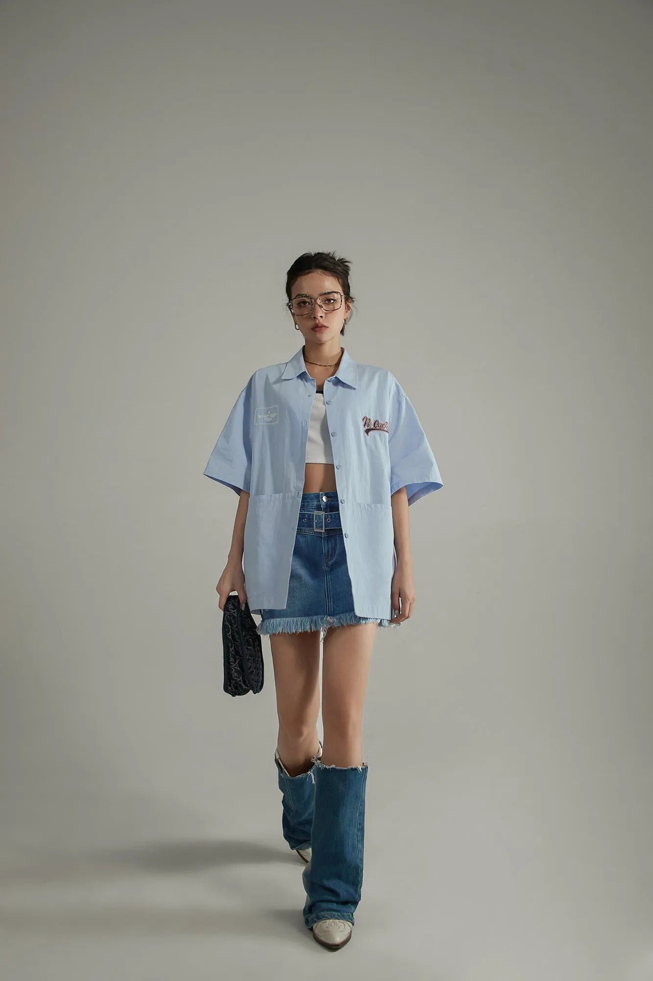 Cotton Loose-Fitting Daily Shirt