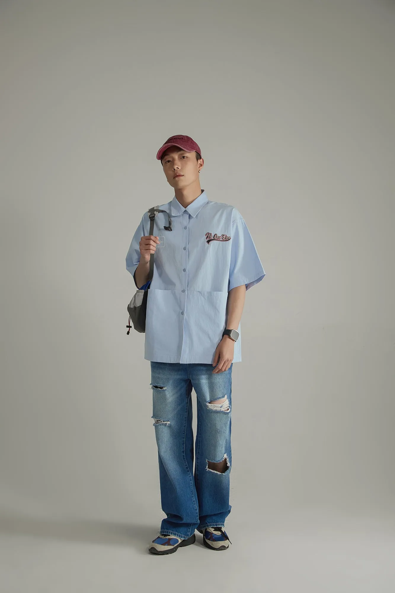 Cotton Loose-Fitting Daily Shirt
