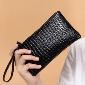 Crocodile Wristlet