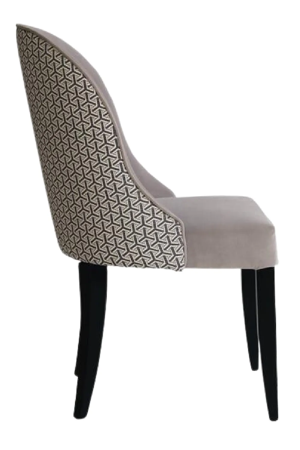 Curved Back Upholstered Dining Chair | Andrew Martin Aldwick