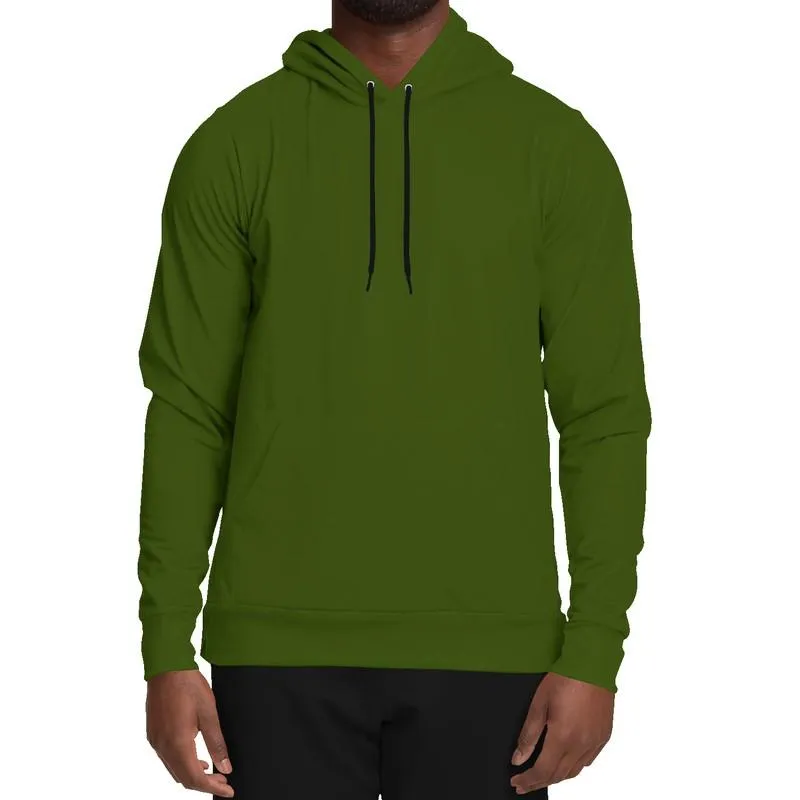 Dark Warm Green Hoodie | Unisex | with PLUS sizes | C38M0Y100K80