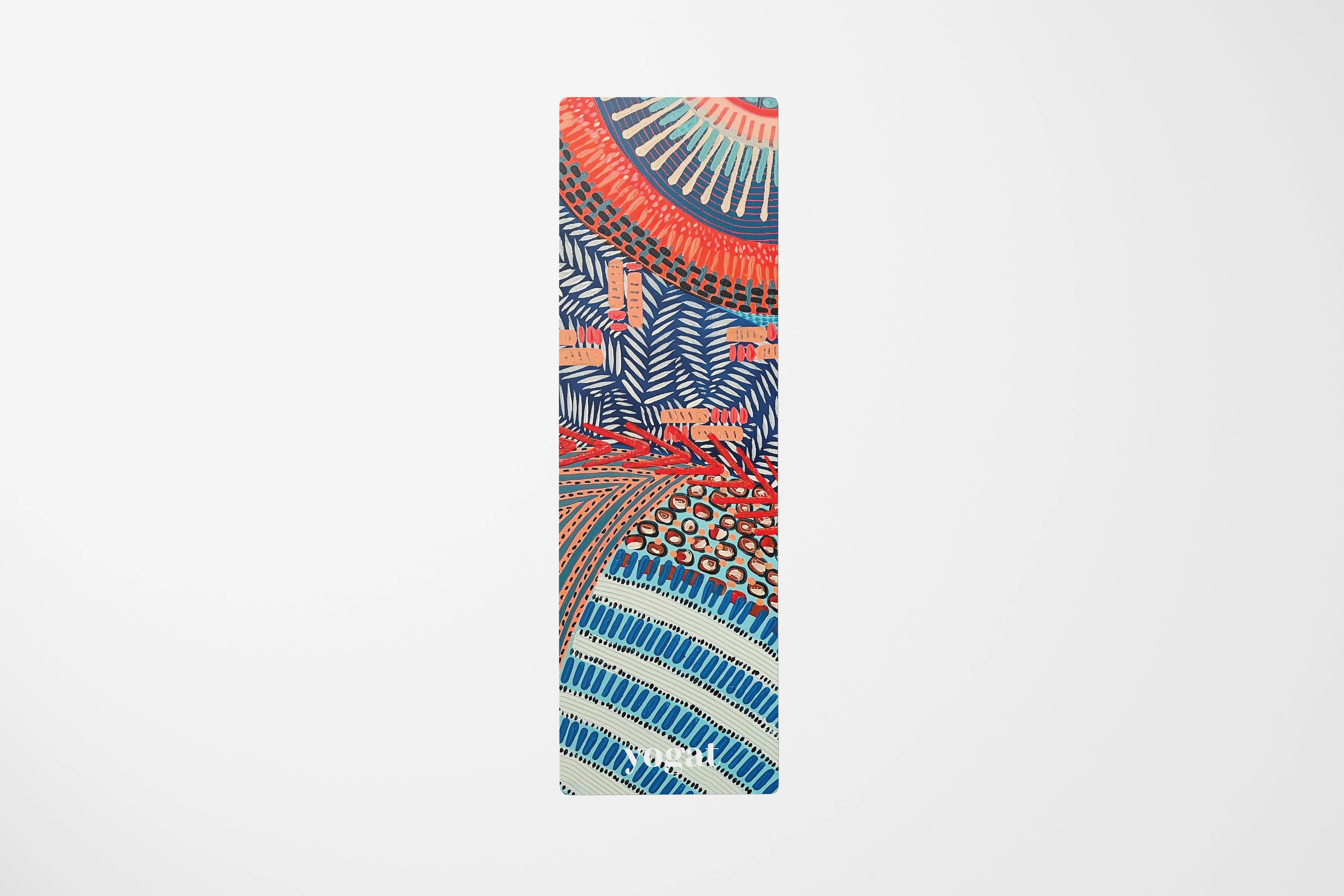 Eco-Friendly Yoga Mat - Nicole Orange by Frew Halbert