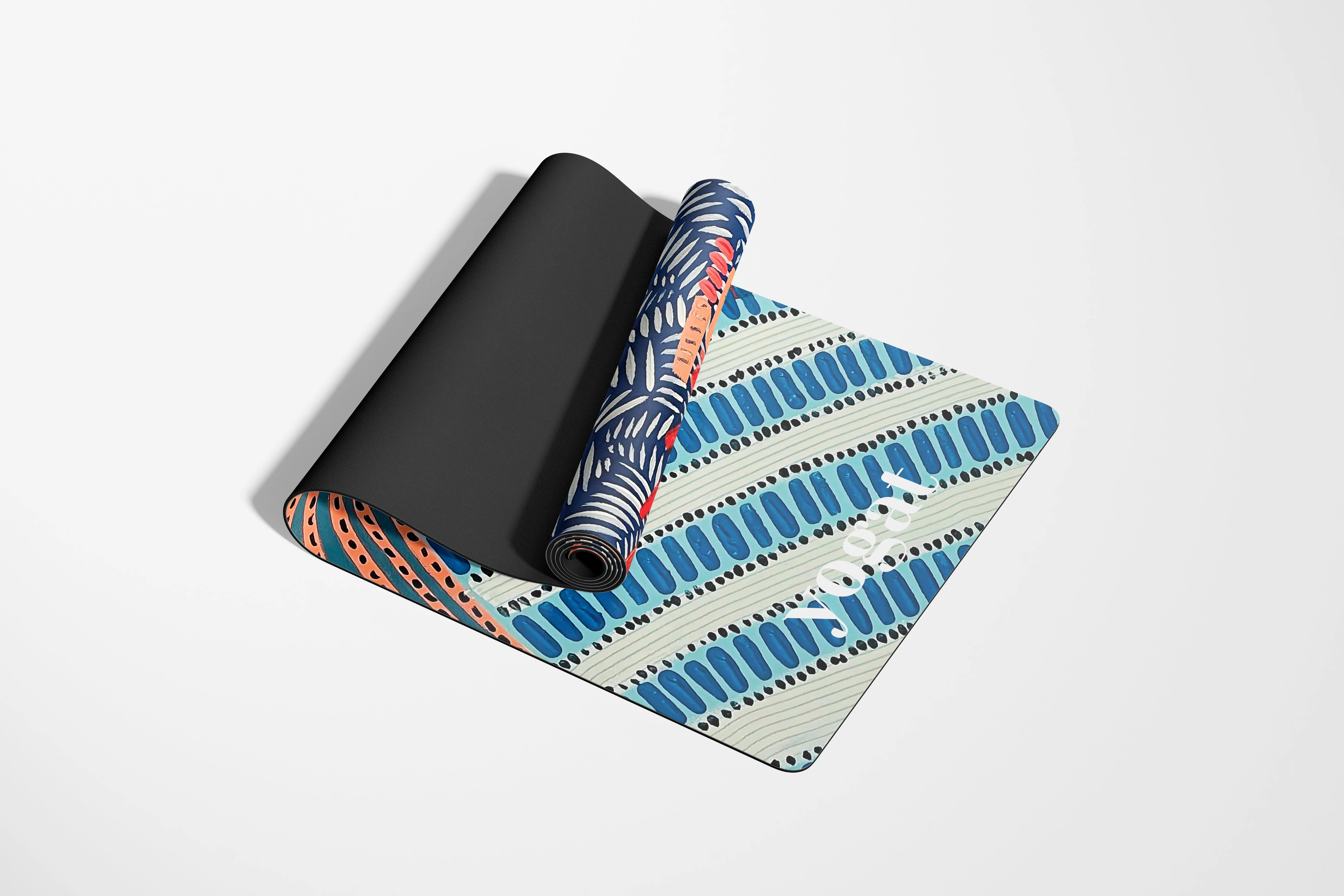 Eco-Friendly Yoga Mat - Nicole Orange by Frew Halbert