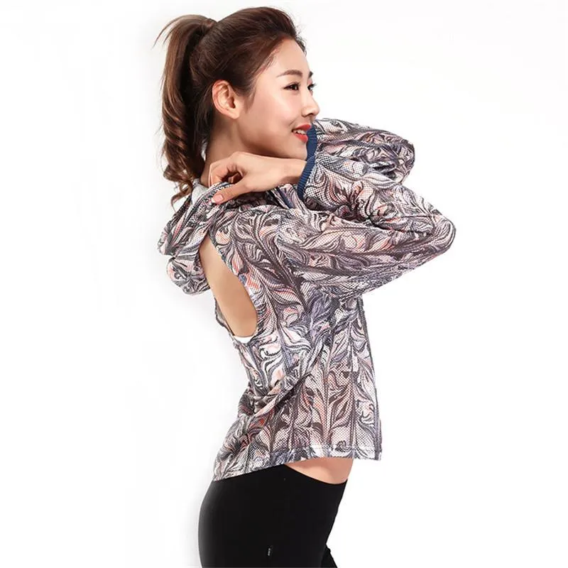 Fashionable Breathable Yoga Jacket