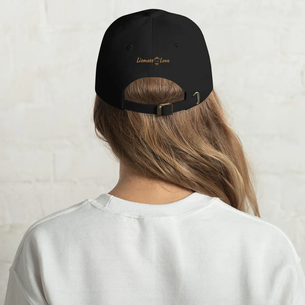 Garden Glow Lightbulb Garden Embroidered Dad Hat, lioness-love