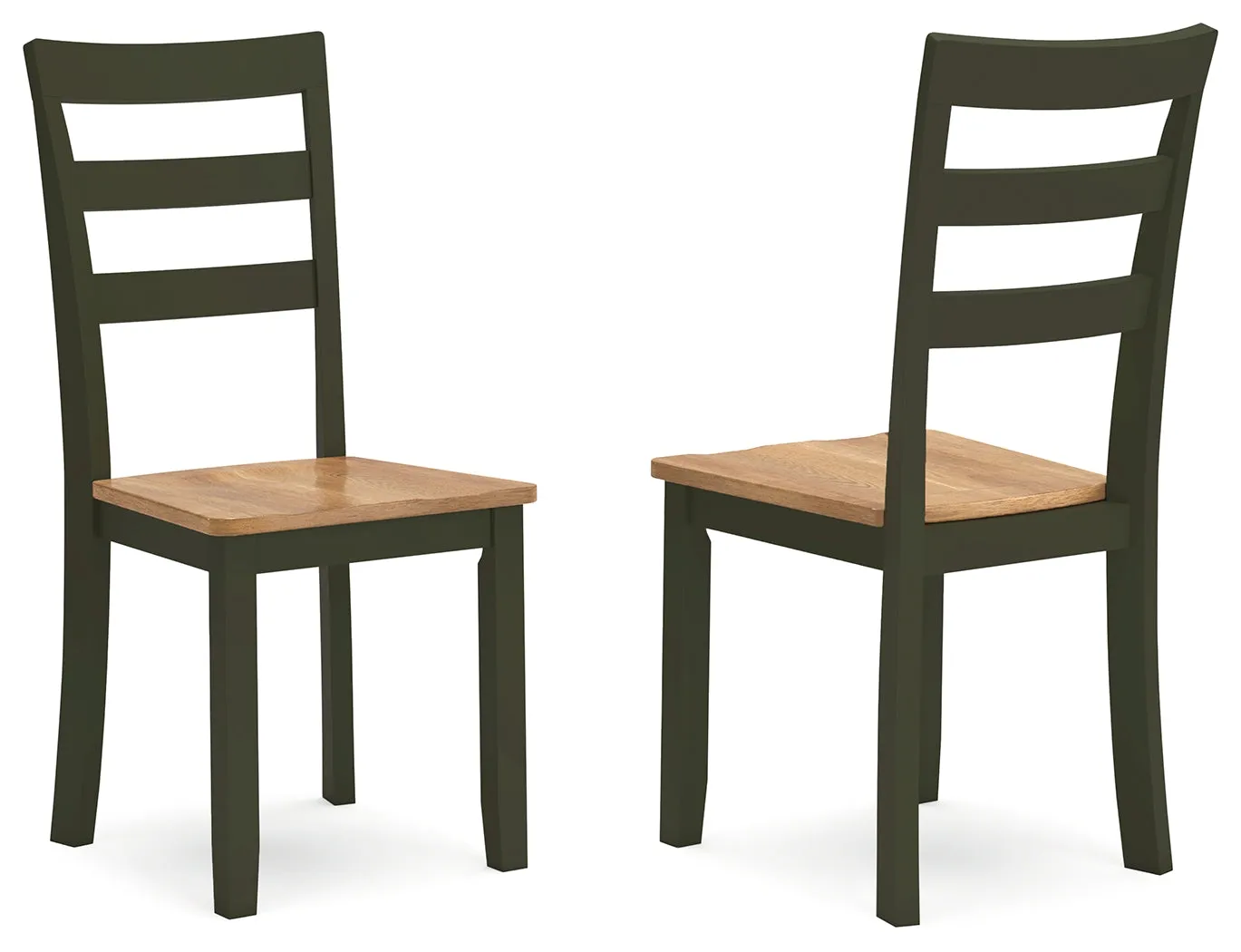 Gesthaven Dining Table and 4 Chairs in Natural/Green