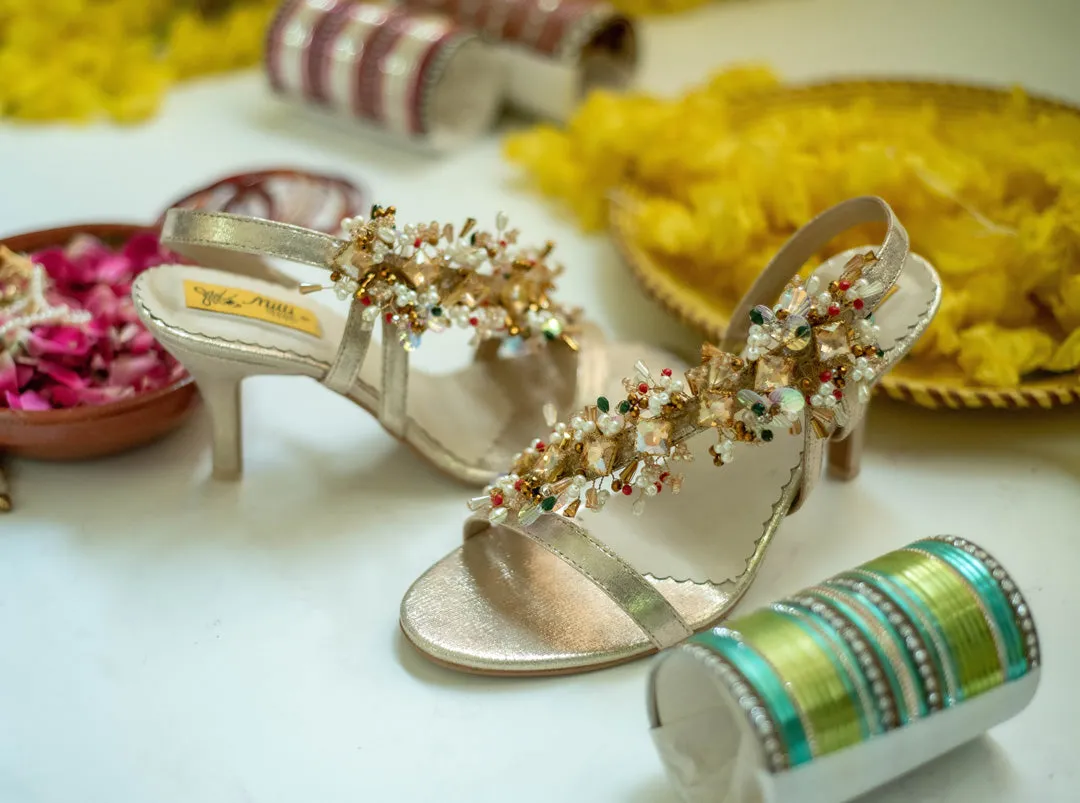 Golden Fancy Sandal