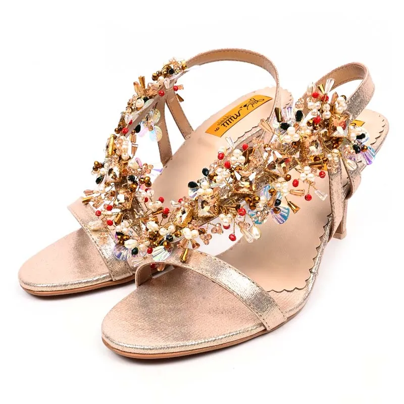 Golden Fancy Sandal