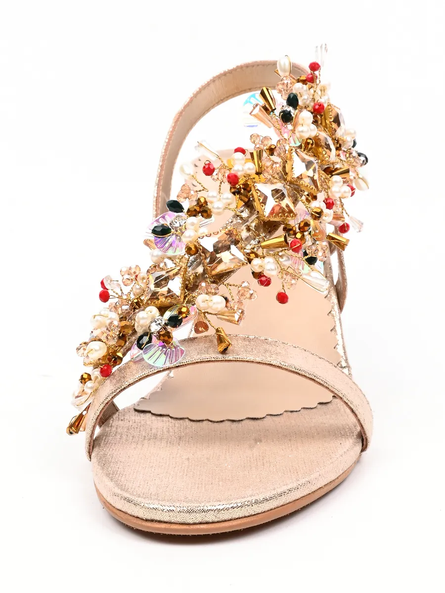 Golden Fancy Sandal