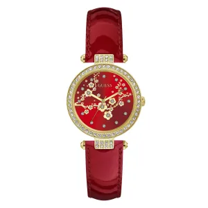 Guess Red Dial Women Analog Watch - GW0435L1
