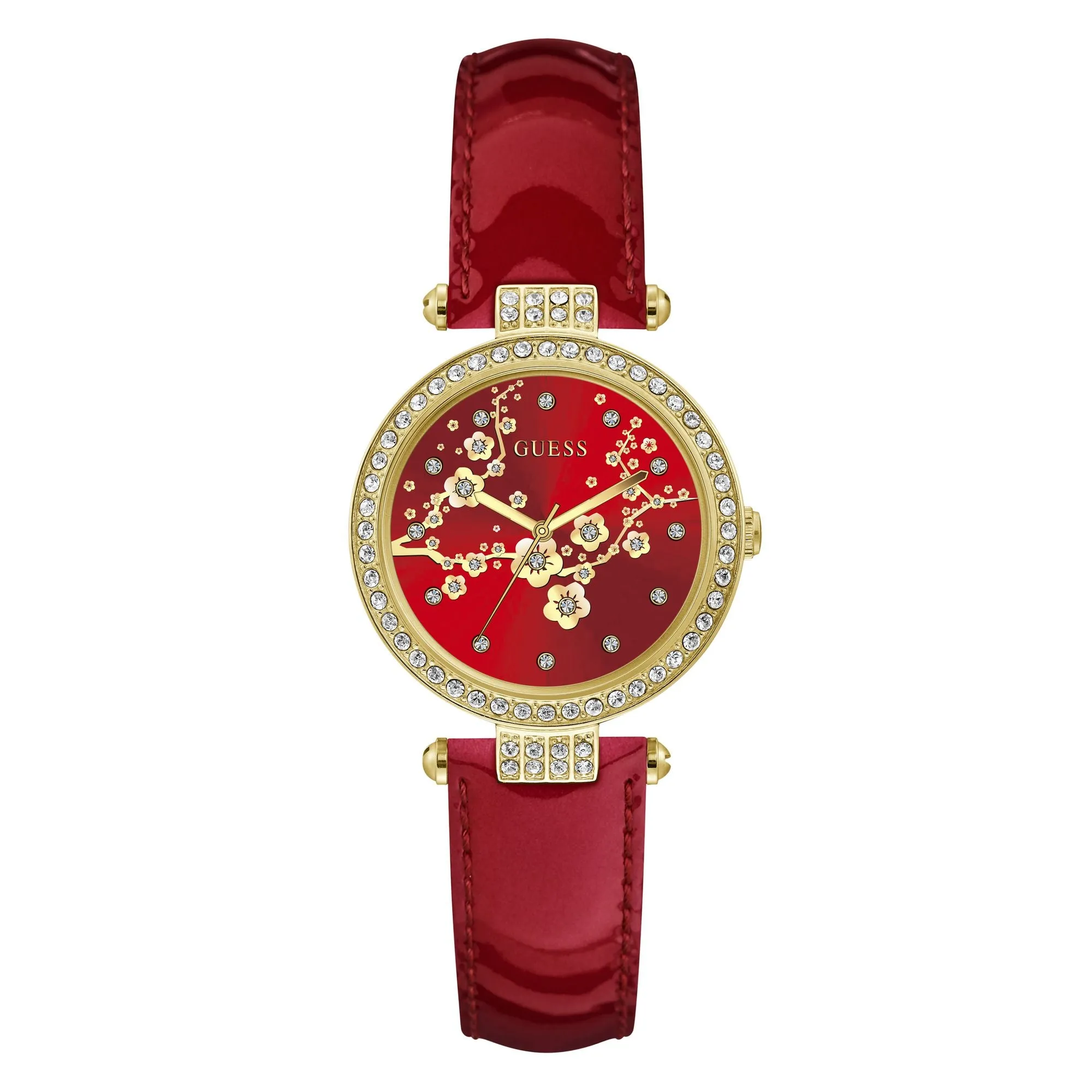 Guess Red Dial Women Analog Watch - GW0435L1