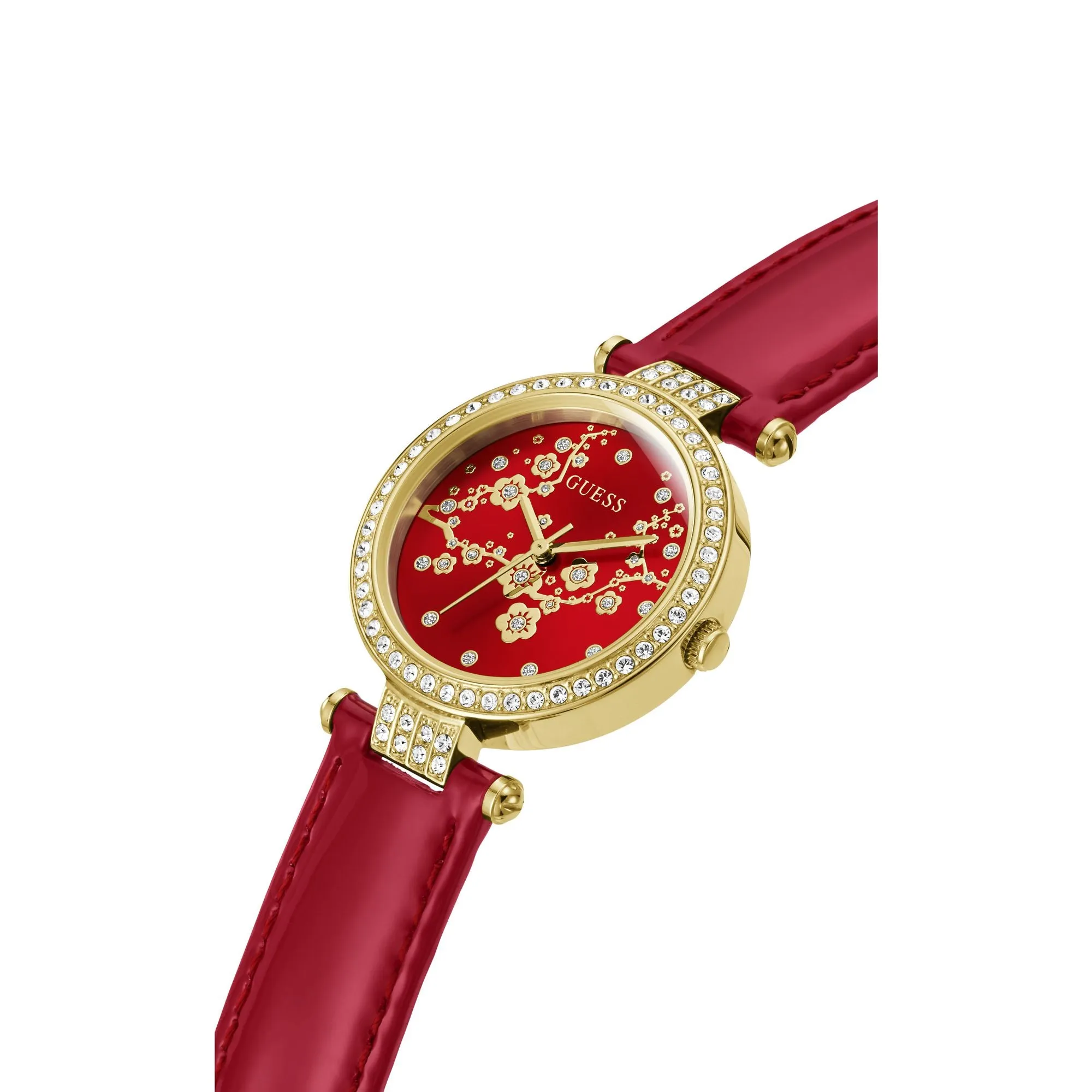 Guess Red Dial Women Analog Watch - GW0435L1