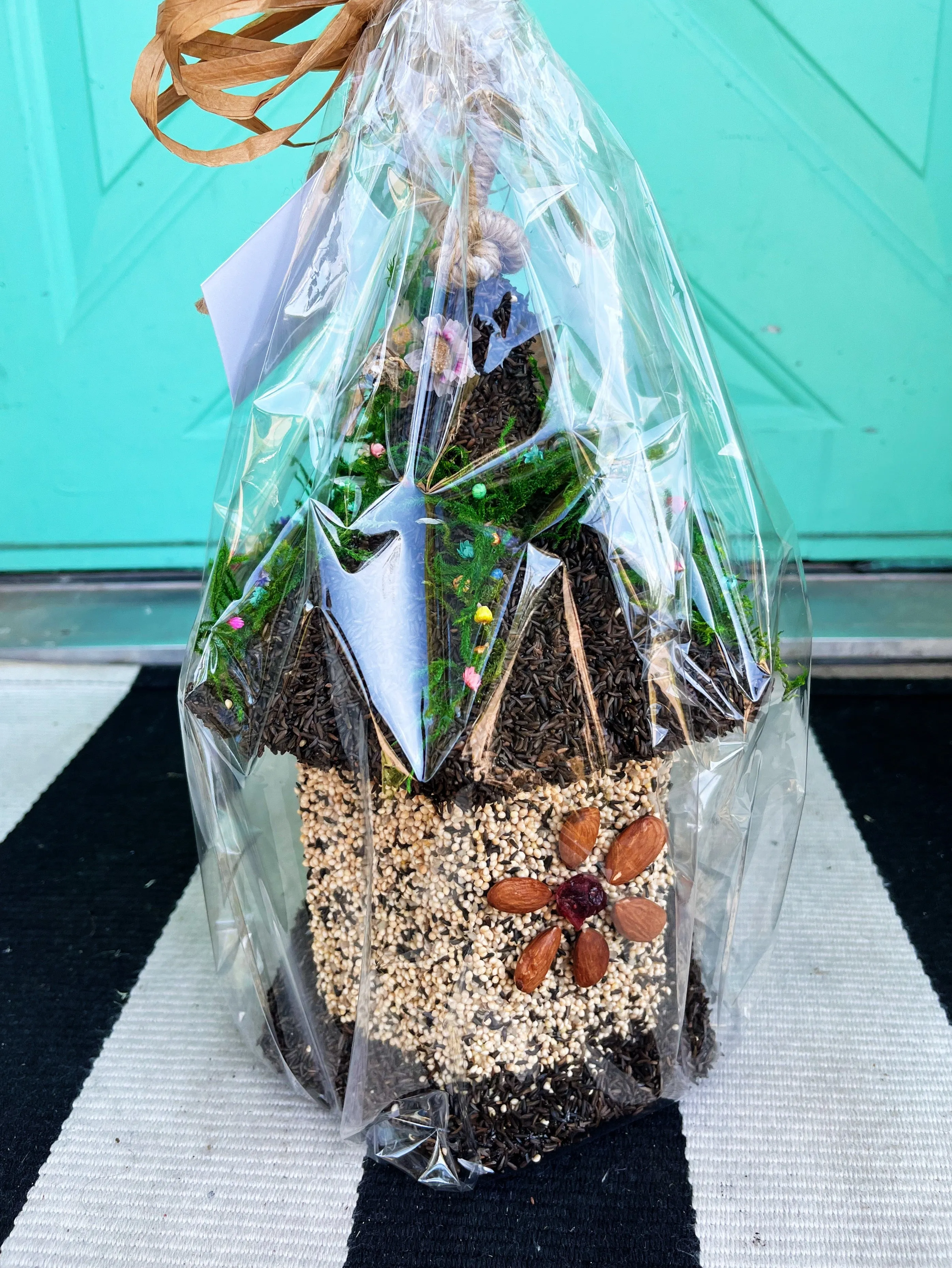 Handcrafted Bird Seed House ~ 2 Styles