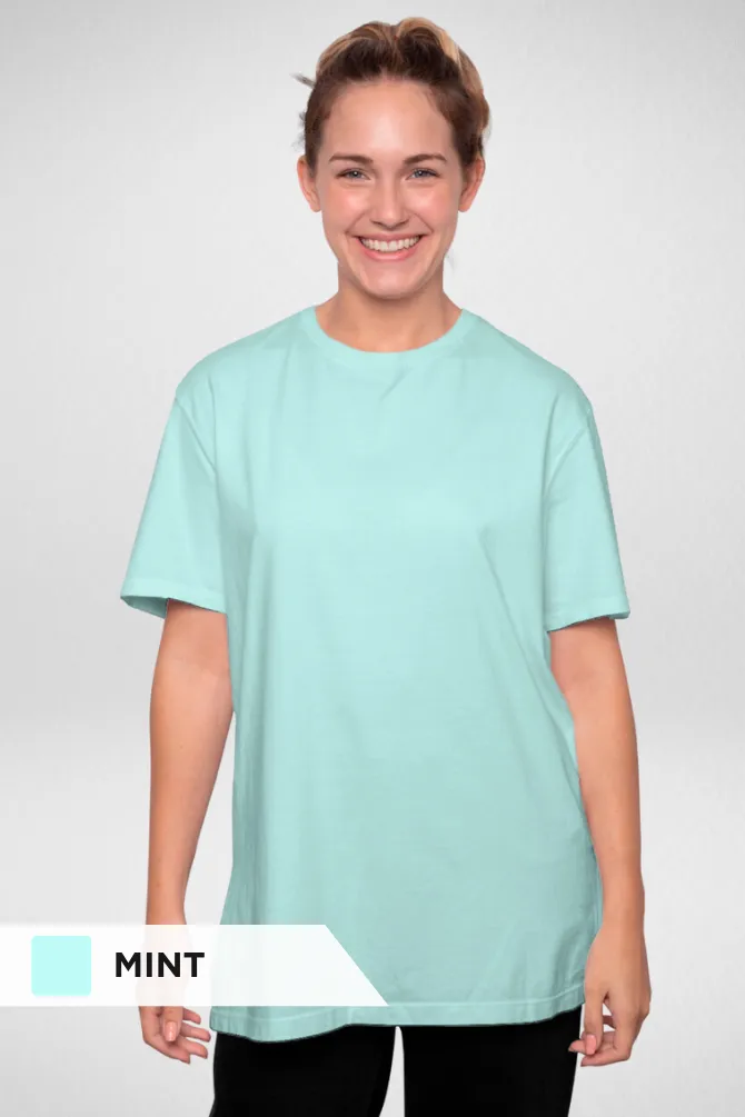 Lavender and Mint Oversized T-Shirts Combo for Women