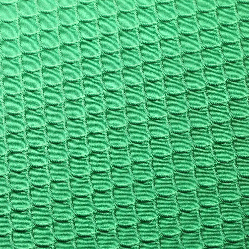 Lime Green Scallop TikTok Nylon Spandex Fabric