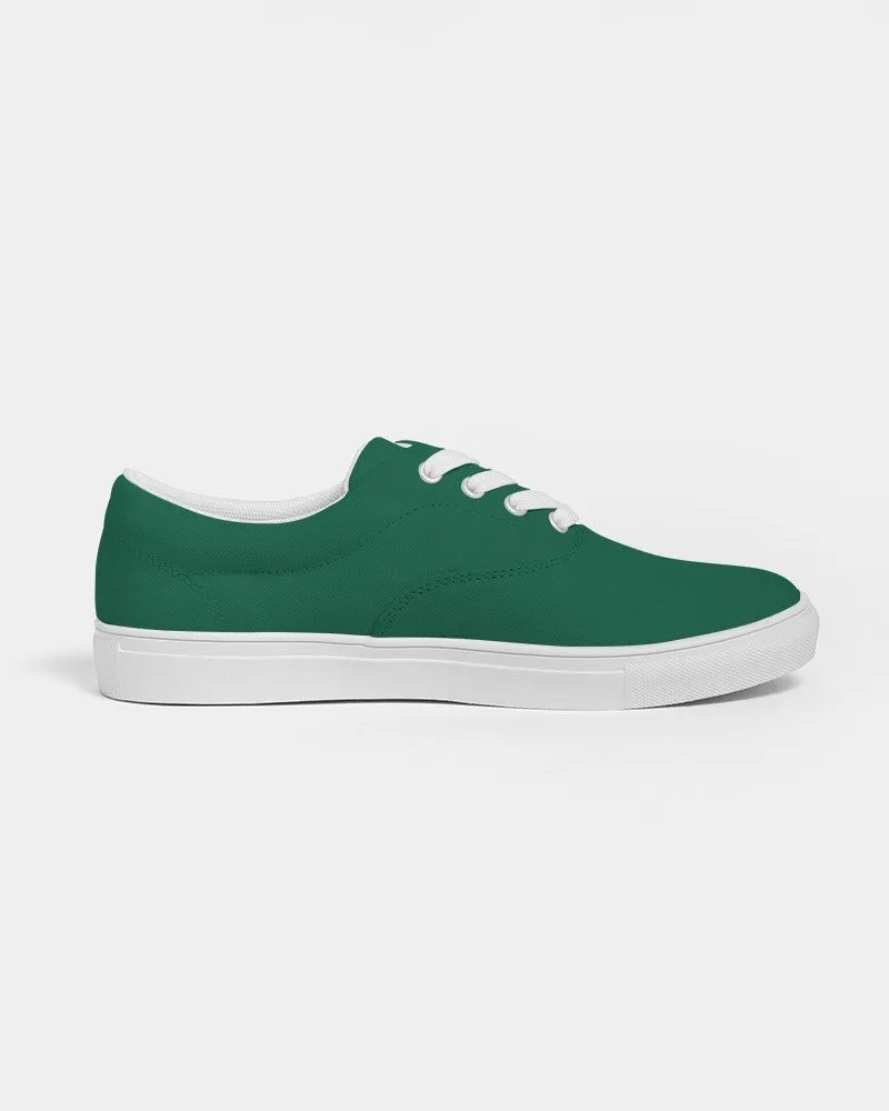 Medium Dark Cool Green Men's Canvas Sneakers | Men's | Medium Dark Pure Cool Green | C100M0Y75K60