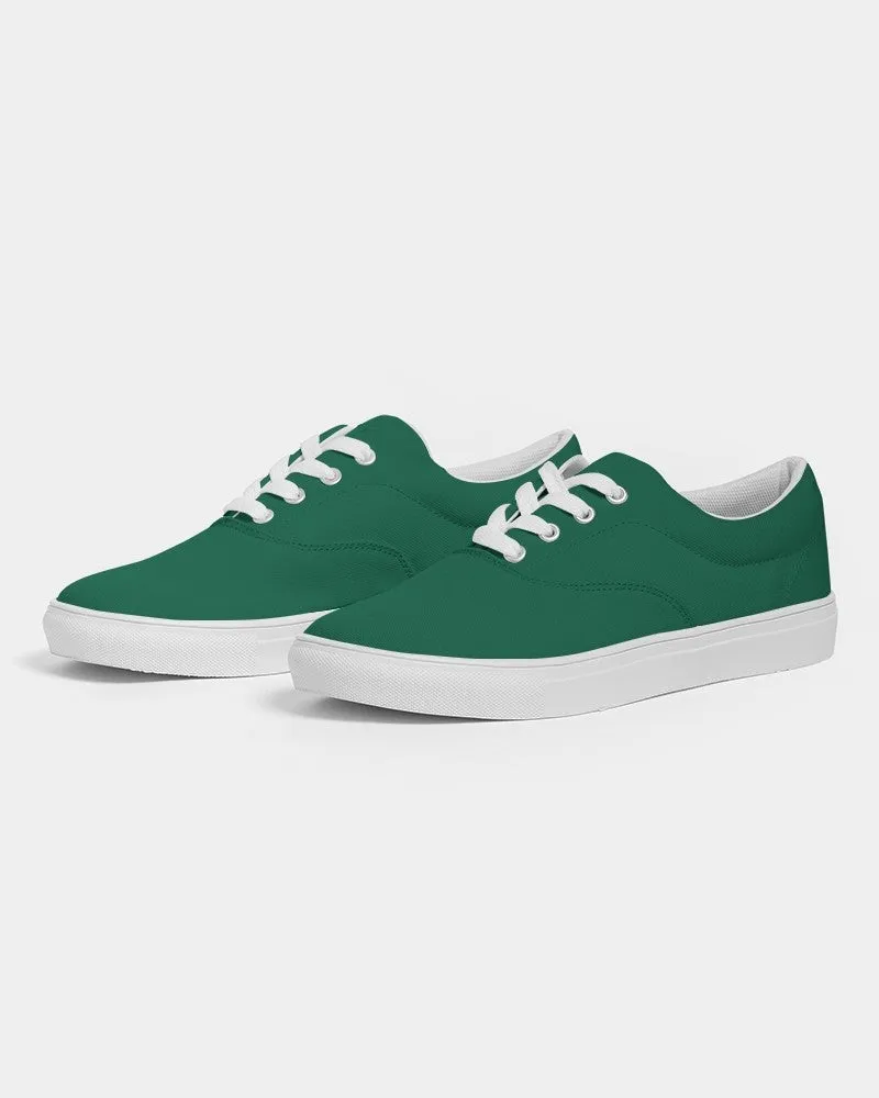 Medium Dark Cool Green Men's Canvas Sneakers | Men's | Medium Dark Pure Cool Green | C100M0Y75K60