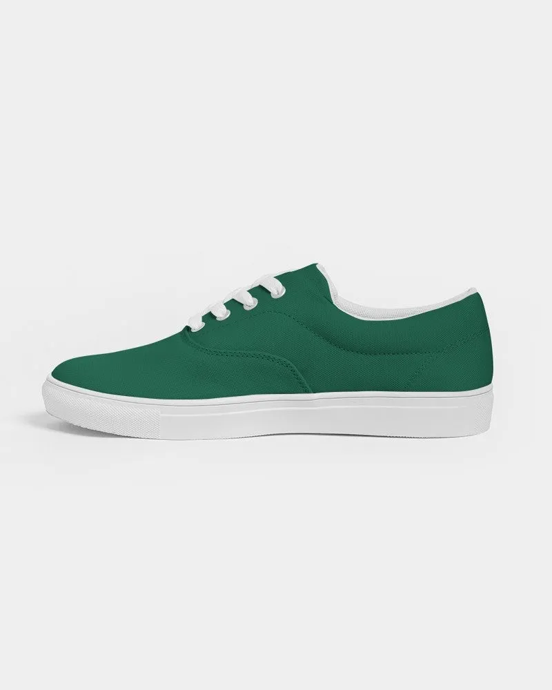 Medium Dark Cool Green Men's Canvas Sneakers | Men's | Medium Dark Pure Cool Green | C100M0Y75K60