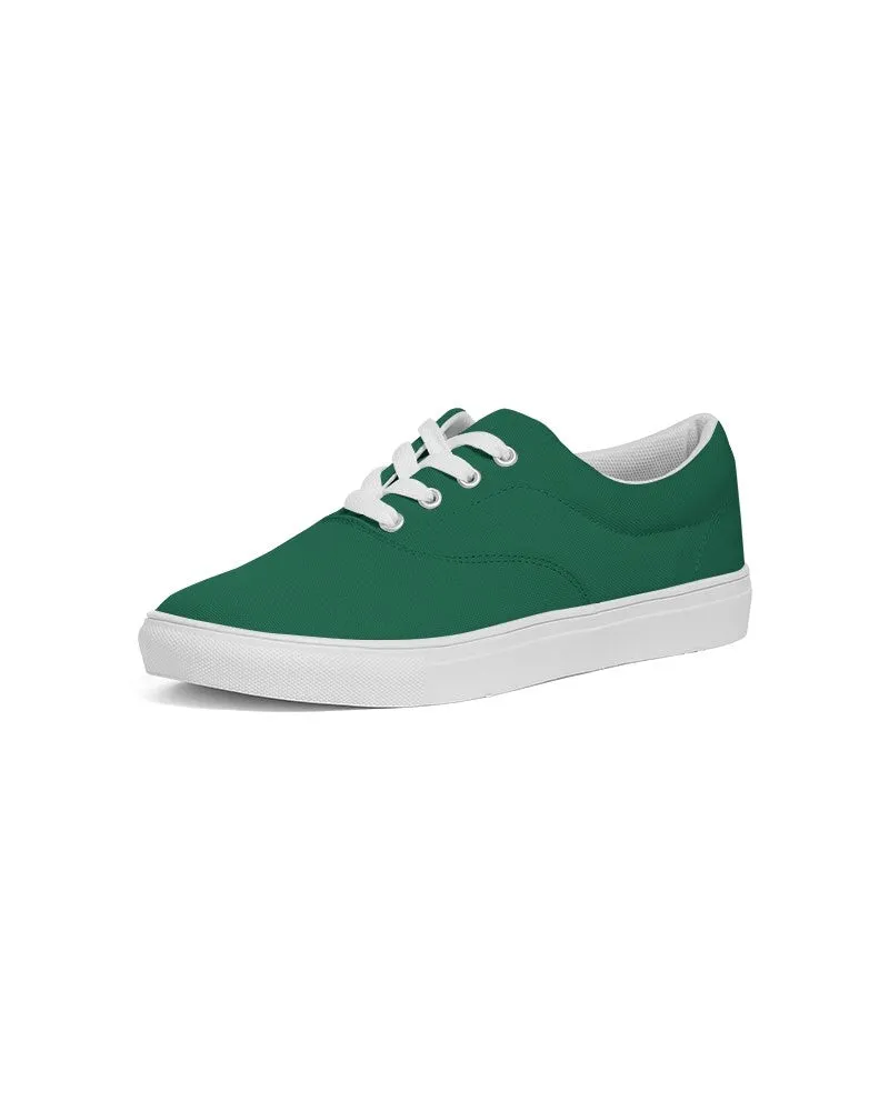 Medium Dark Cool Green Men's Canvas Sneakers | Men's | Medium Dark Pure Cool Green | C100M0Y75K60