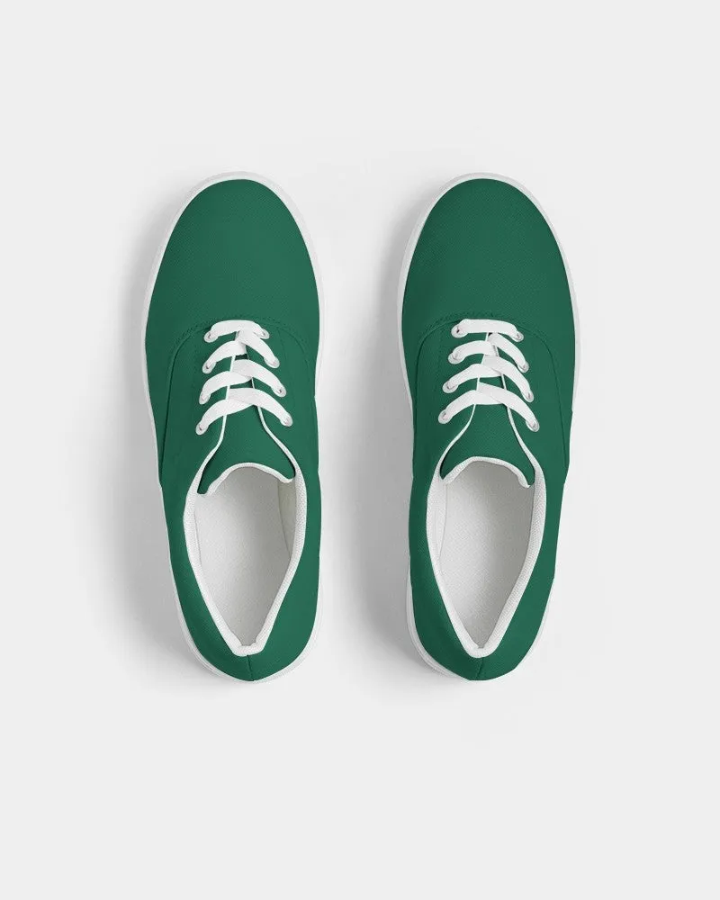 Medium Dark Cool Green Men's Canvas Sneakers | Men's | Medium Dark Pure Cool Green | C100M0Y75K60