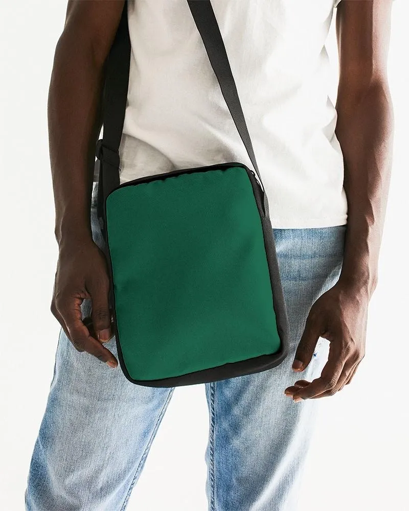 Medium Dark Cool Green Messenger Pouch | Medium Dark Pure Cool Green | C100M0Y75K60
