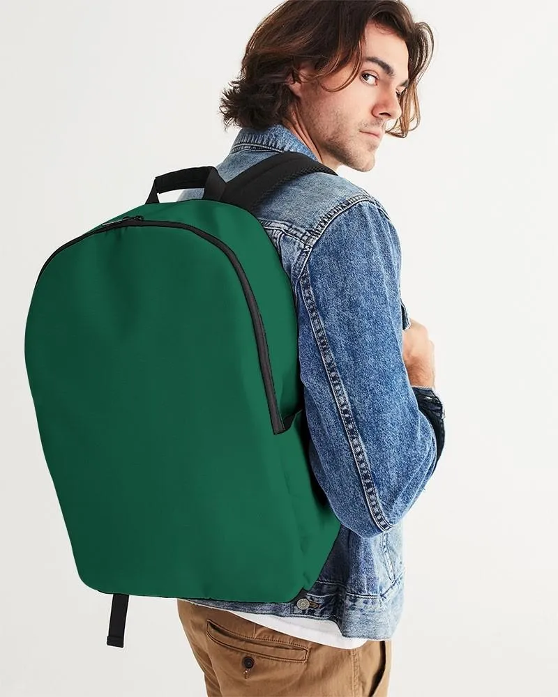 Medium Dark Cool Green Waterproof Backpack | Medium Dark Pure Cool Green | C100M0Y75K60