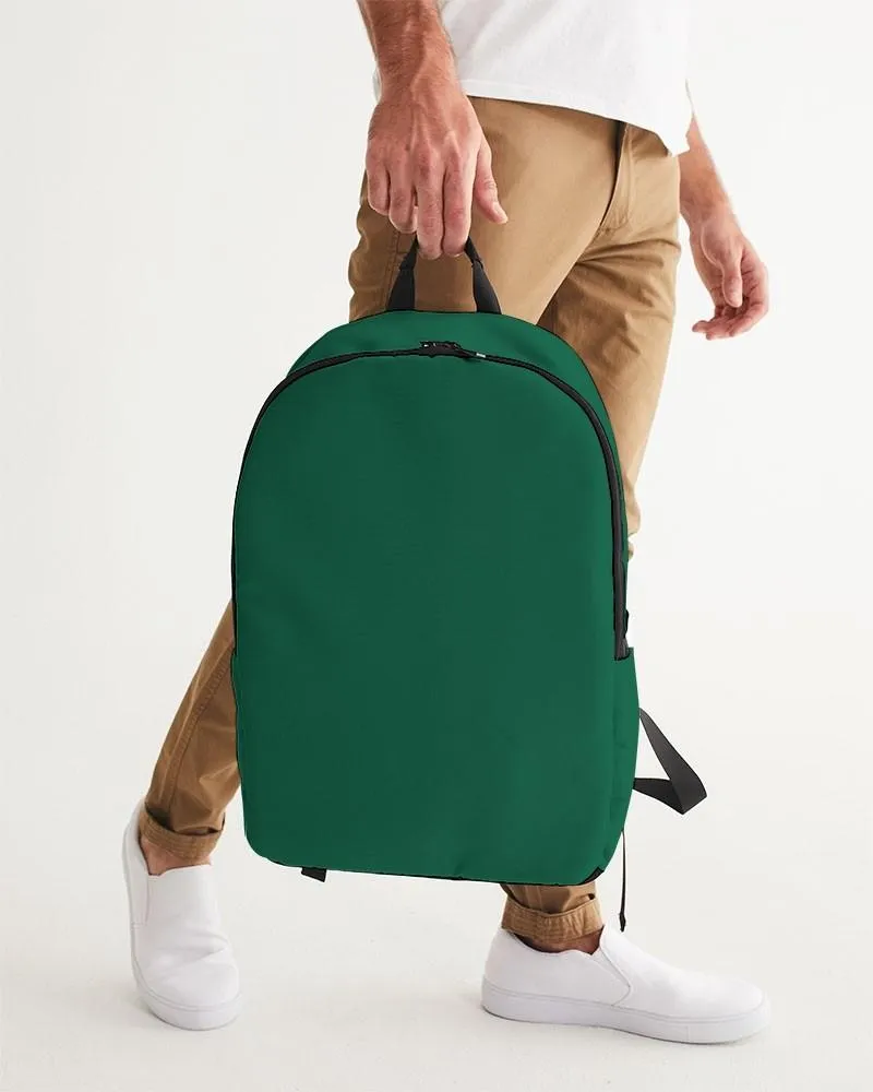 Medium Dark Cool Green Waterproof Backpack | Medium Dark Pure Cool Green | C100M0Y75K60