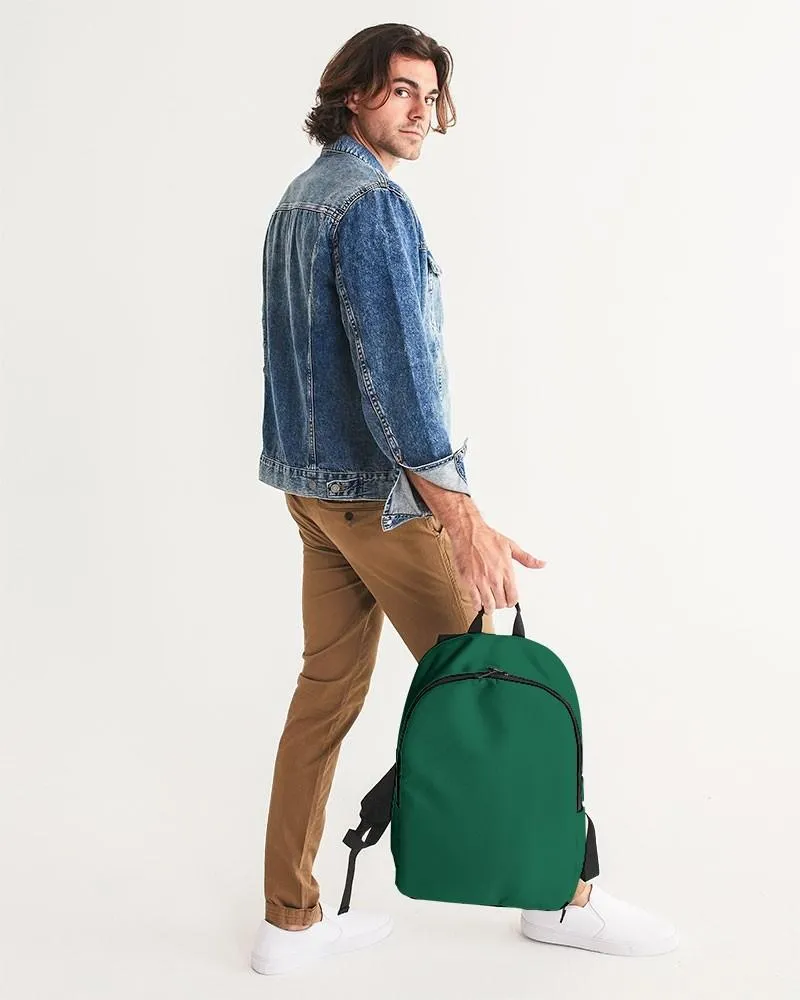 Medium Dark Cool Green Waterproof Backpack | Medium Dark Pure Cool Green | C100M0Y75K60